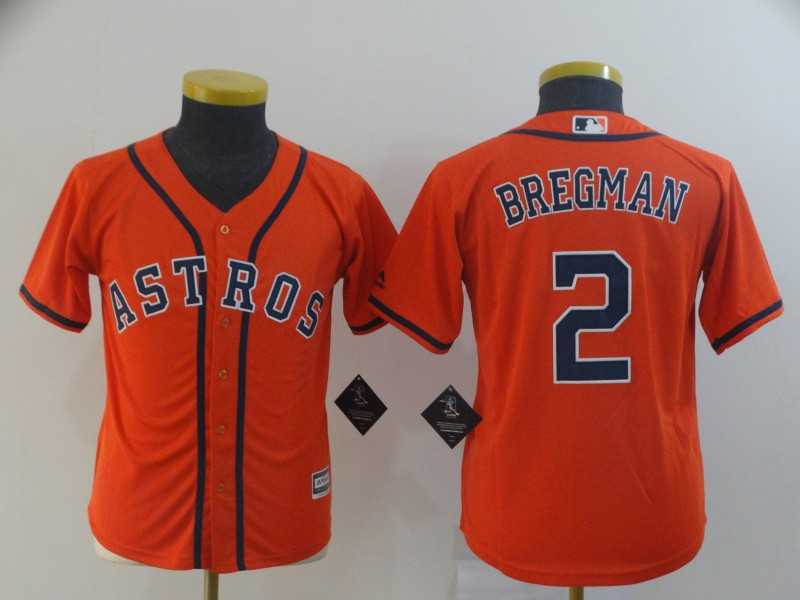 Youth Astros 2 Alex Bregman Orange Cool Base Jersey,We sell and wholesale Youth Astros 2 Alex Bregman Orange Cool Base Jersey on line form chian!